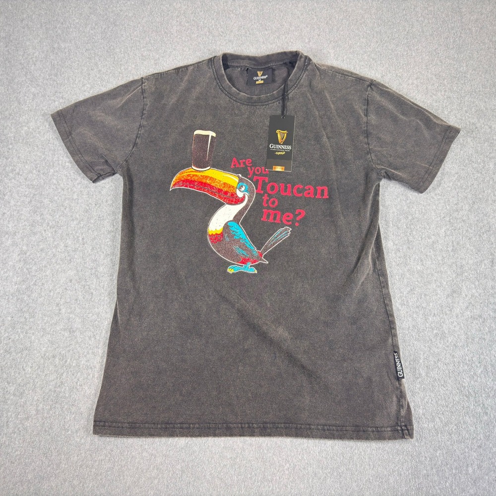 Arthur Guinness Harp Are you Toucan to Me?' T-Shirt Bird Beer Pint Shirt NWT